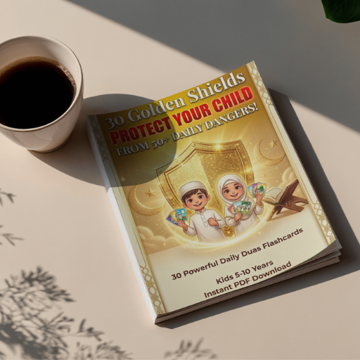 30 Daily Duas Flashcards for Muslim Kids |  Instant PDF Download