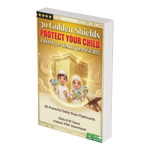 30 Daily Duas Flashcards for Muslim Kids |  Instant PDF Download